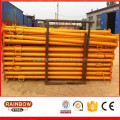 Adjustable scaffolding pipe